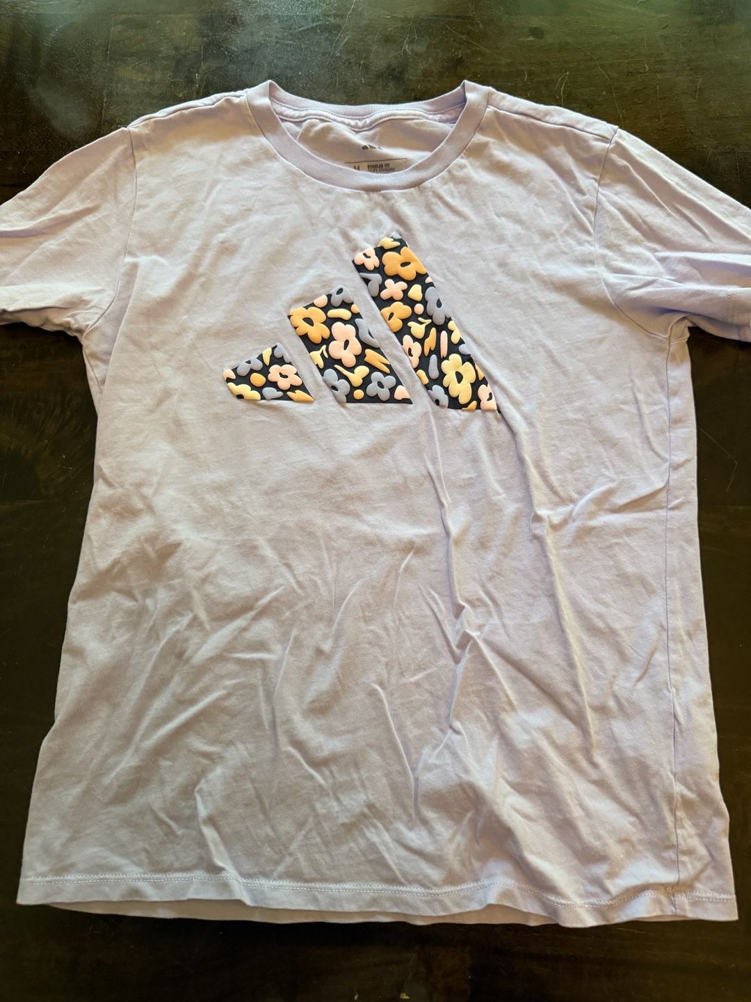 Girls adidas tee shirts 2 shirts size 10/12 2