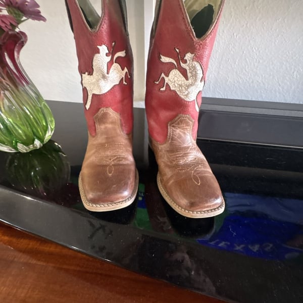 Roper Kid's Cowboy Boots Bronc Rider Inlay – , CA