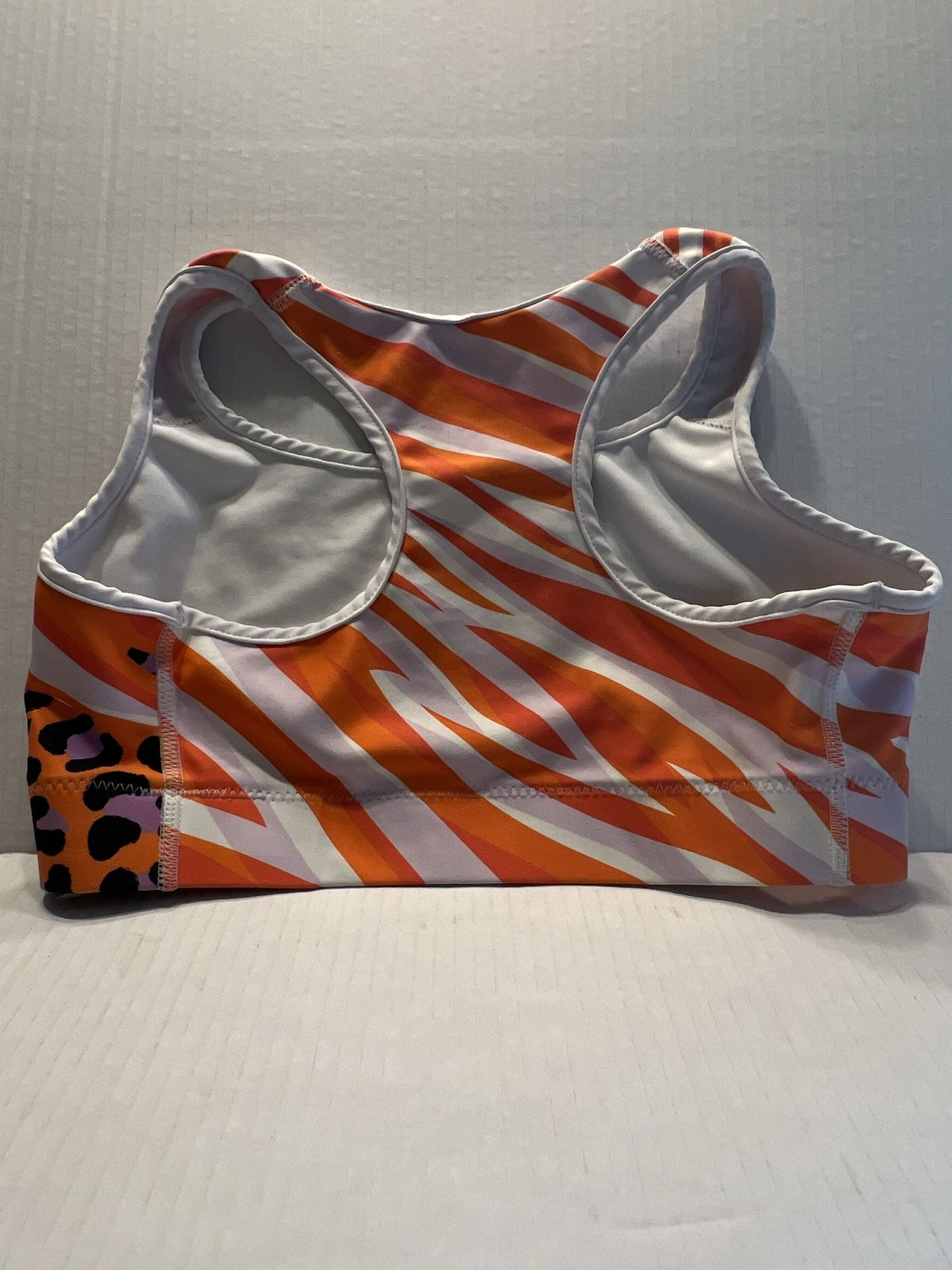 Loony Legs London Cheetiger Orange Animal Print Sports Bra 2