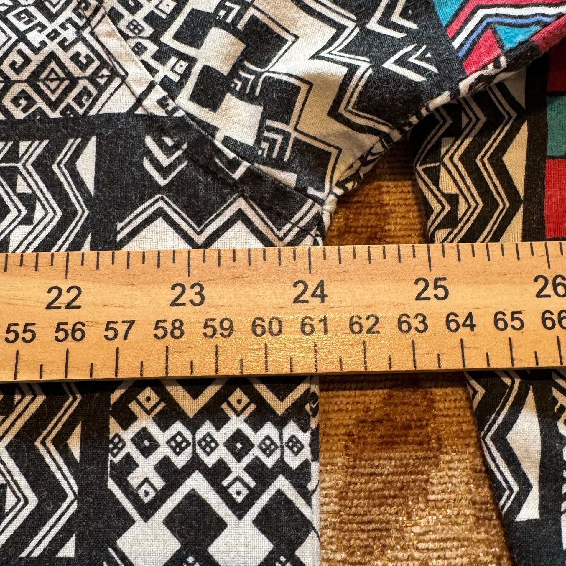 Vintage Western Plains Trading Co Shirt Mens L Aztec Geometric Southwestern 90s 11