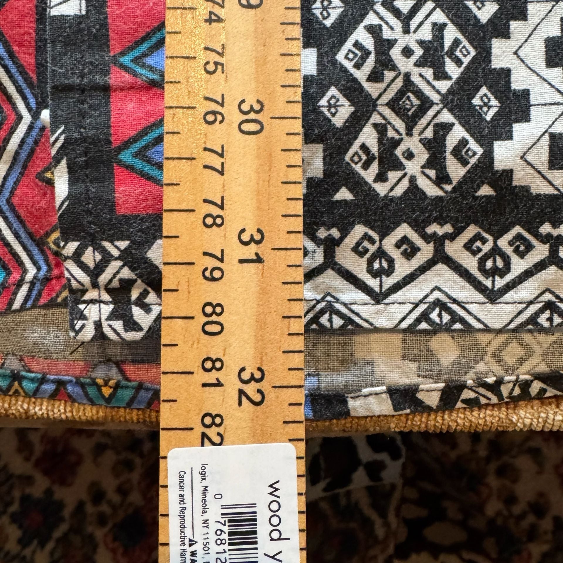 Vintage Western Plains Trading Co Shirt Mens L Aztec Geometric Southwestern 90s 12