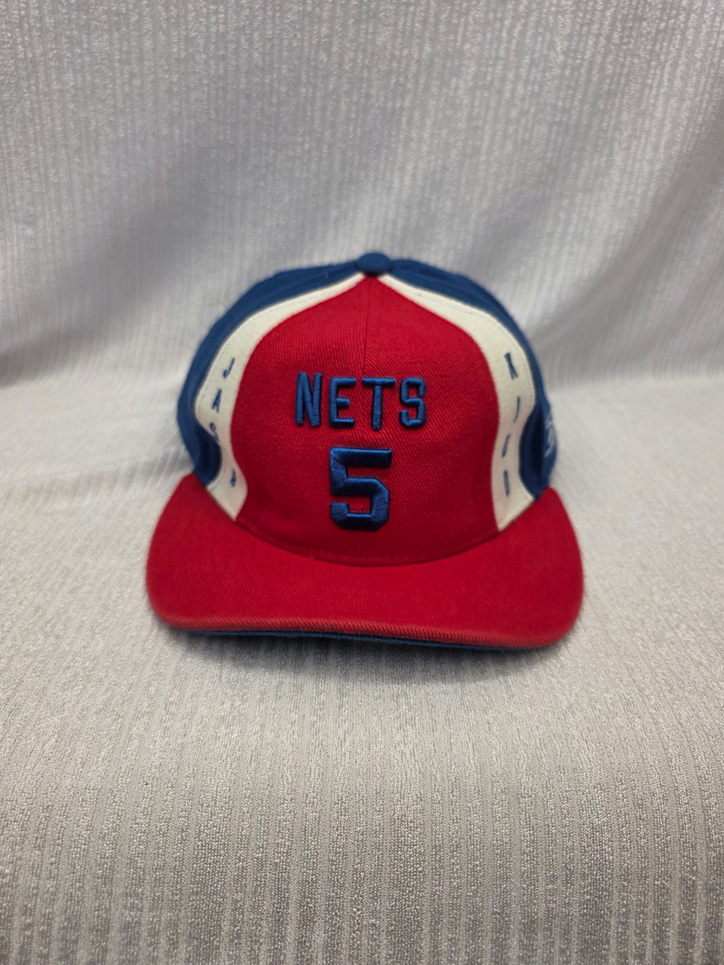 Vintage New Jersey Nets Jason Kidd Reebok Hardwood Classics Fitted Cap 2