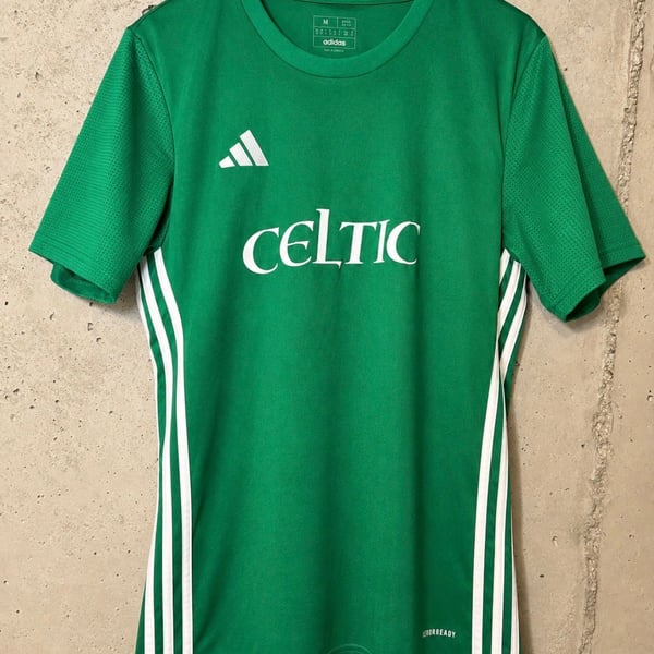 Adidas Celtic FC Training Soccer Jersey Green Size M