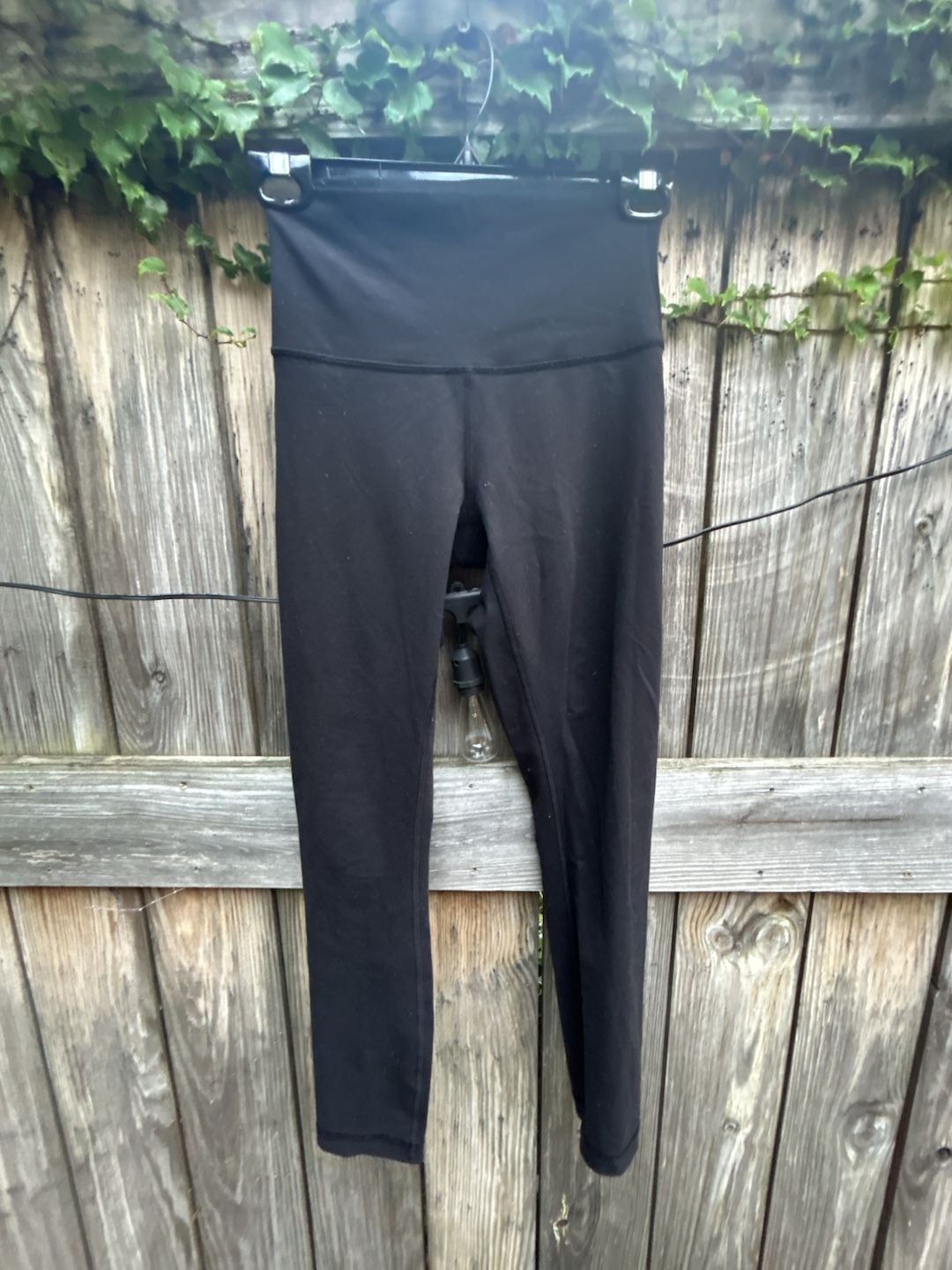 Lululemon Black Align High-Rise Nulu Workout Yoga Leggings Size 4 2