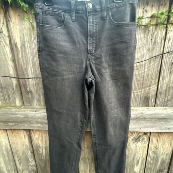 Madewell Roadtripper Stovepipe Black Jeans Size 30