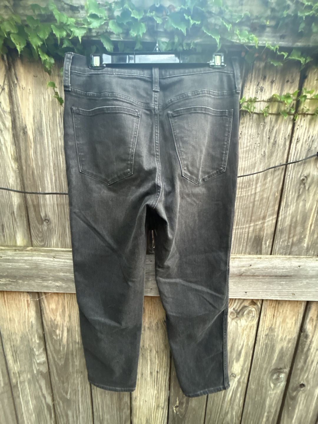 Madewell Roadtripper Stovepipe Black Jeans Size 30 4