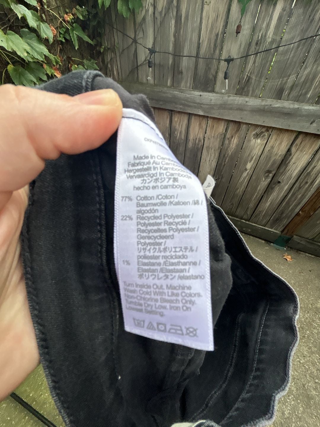 Madewell Roadtripper Stovepipe Black Jeans Size 30 6