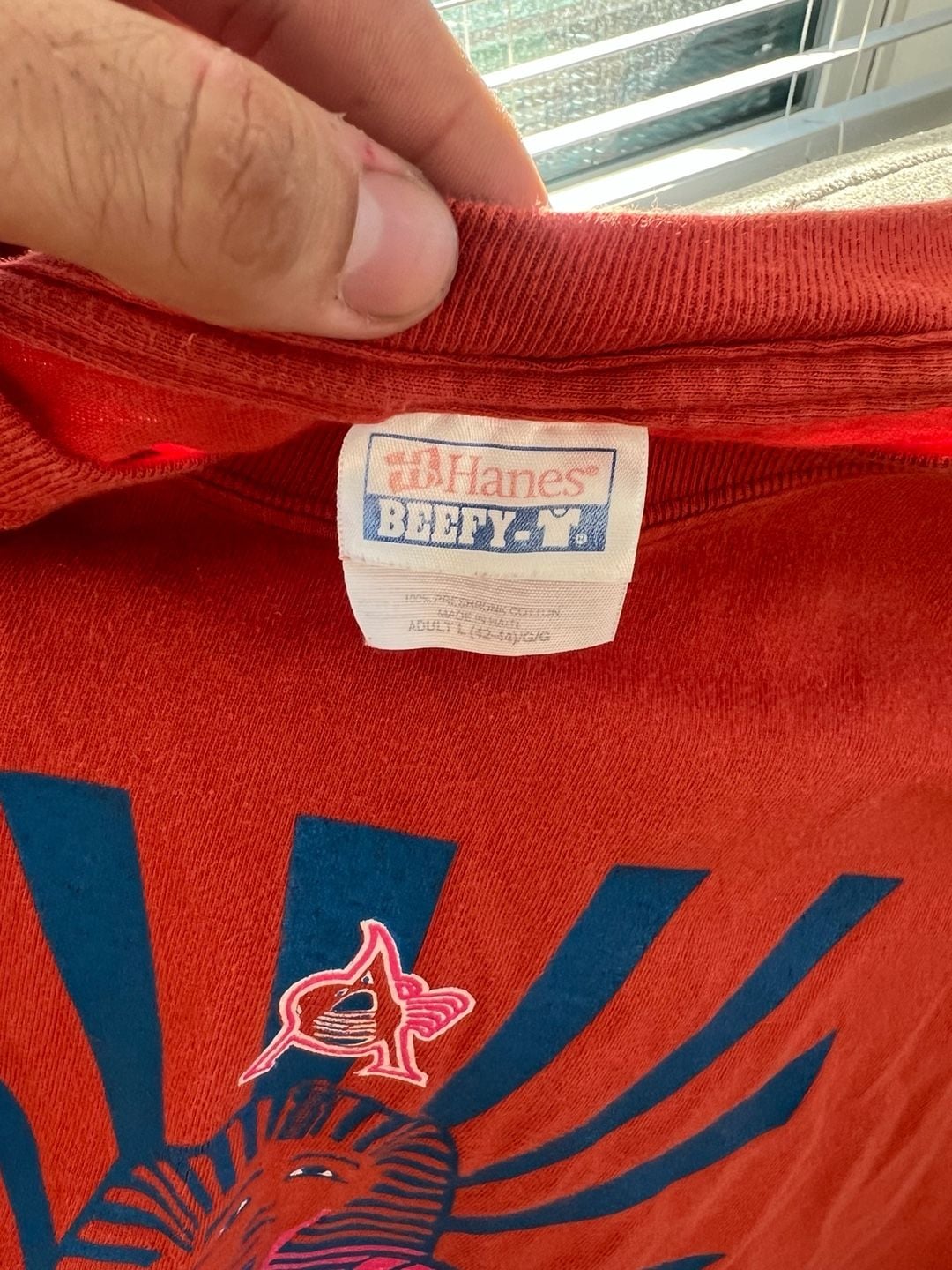 Vintage Hanes Beefy-T Red Giuseppe Verdi Aida Opera Graphic T-Shirt Adult Large 3