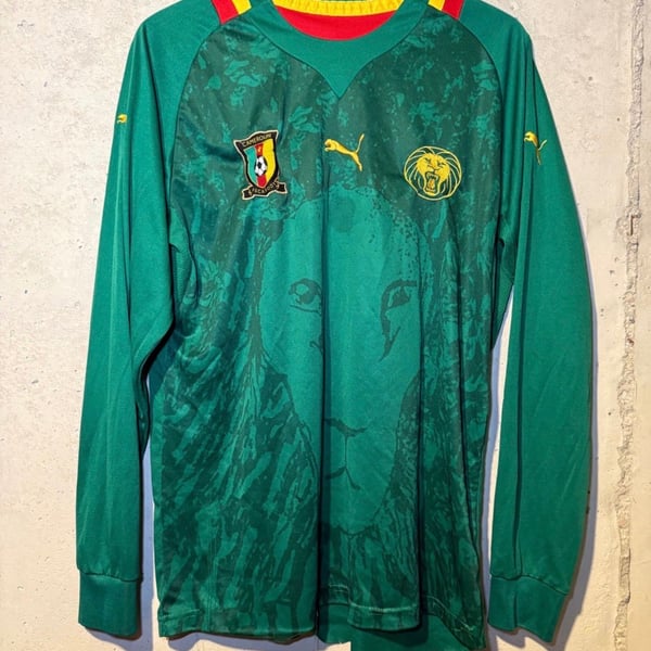 Puma Cameroon 2012-2013 Home Long Sleeve Soccer Jersey