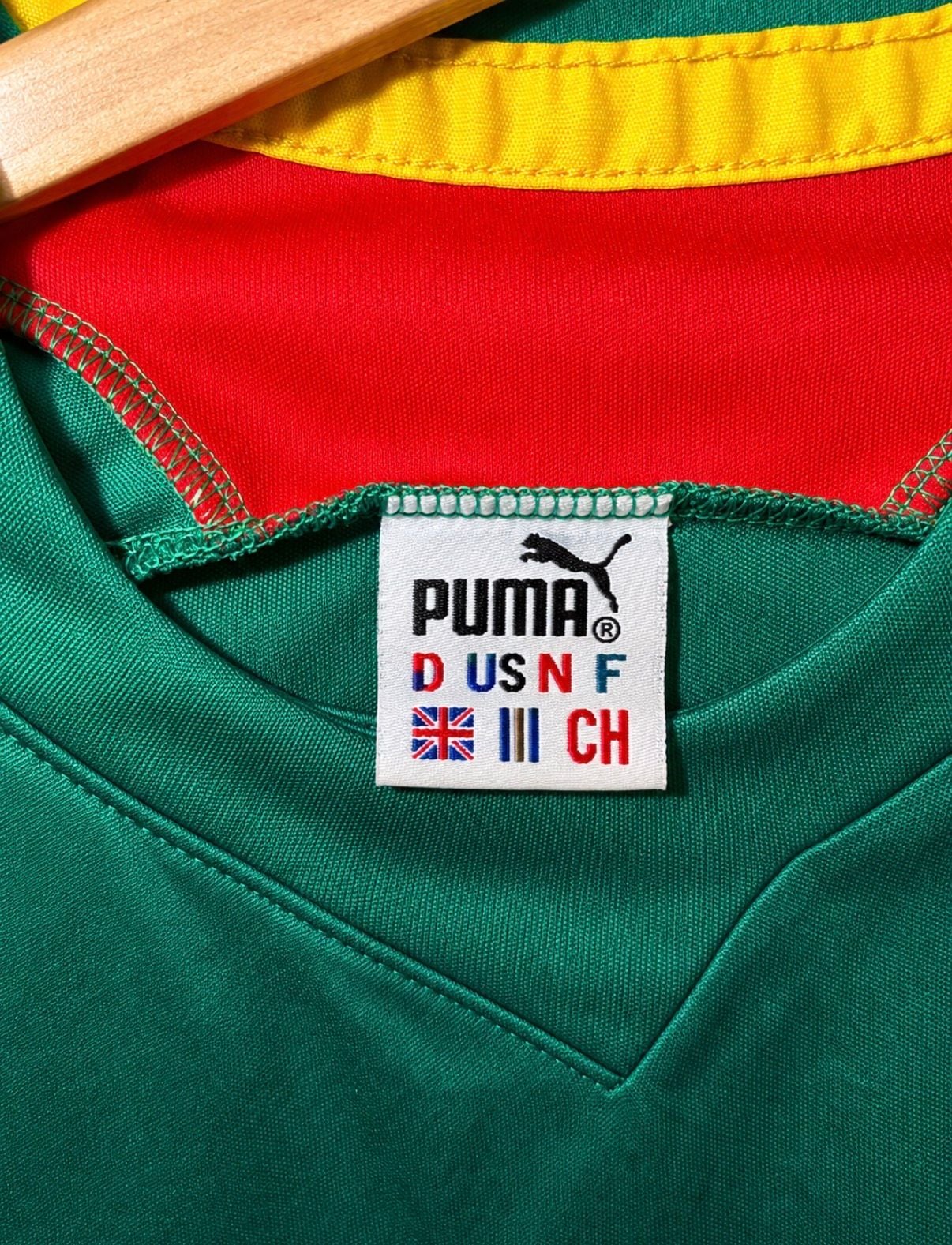 Puma Cameroon 2012-2013 Home Long Sleeve Soccer Jersey 4