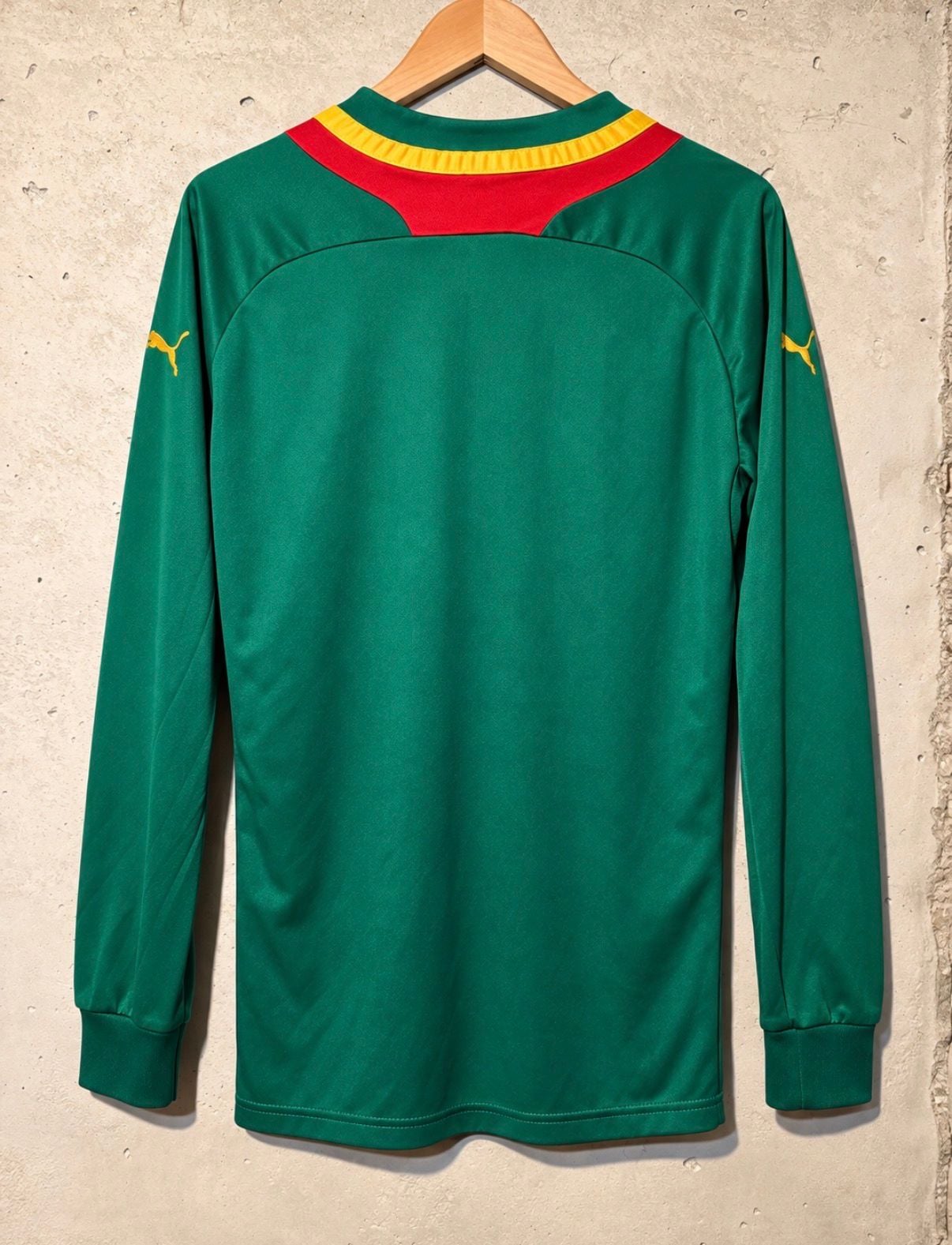 Puma Cameroon 2012-2013 Home Long Sleeve Soccer Jersey 5