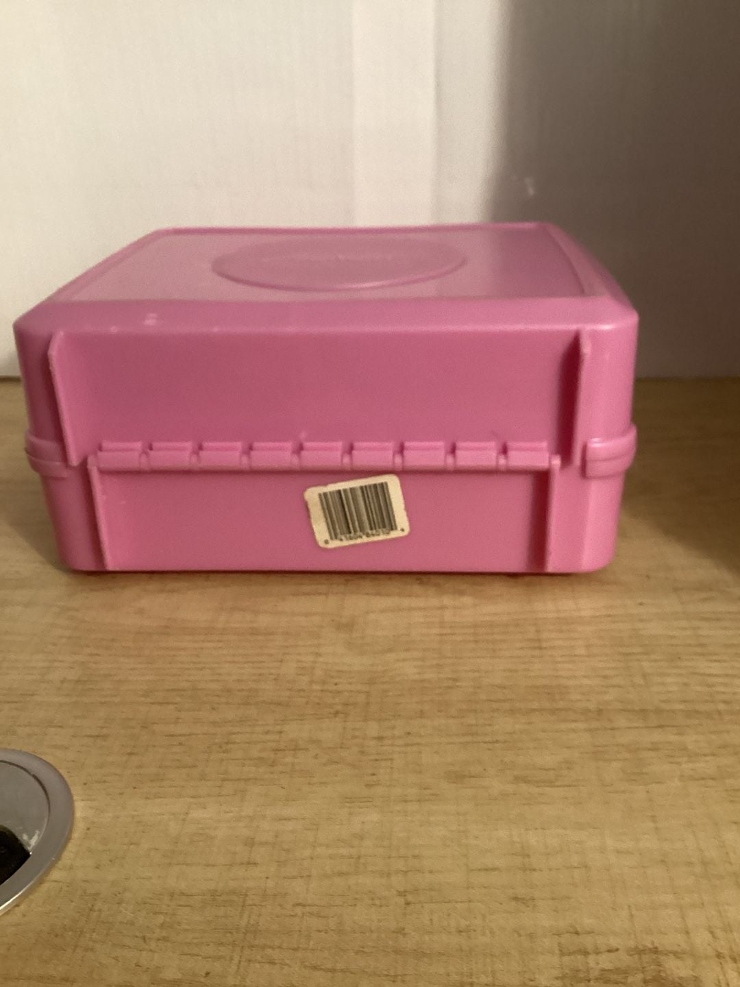 Vintage Mickey & Minnie Mouse Le Cafe Paris Aladdin Pink Plastic Lunch Box with Thermos 4
