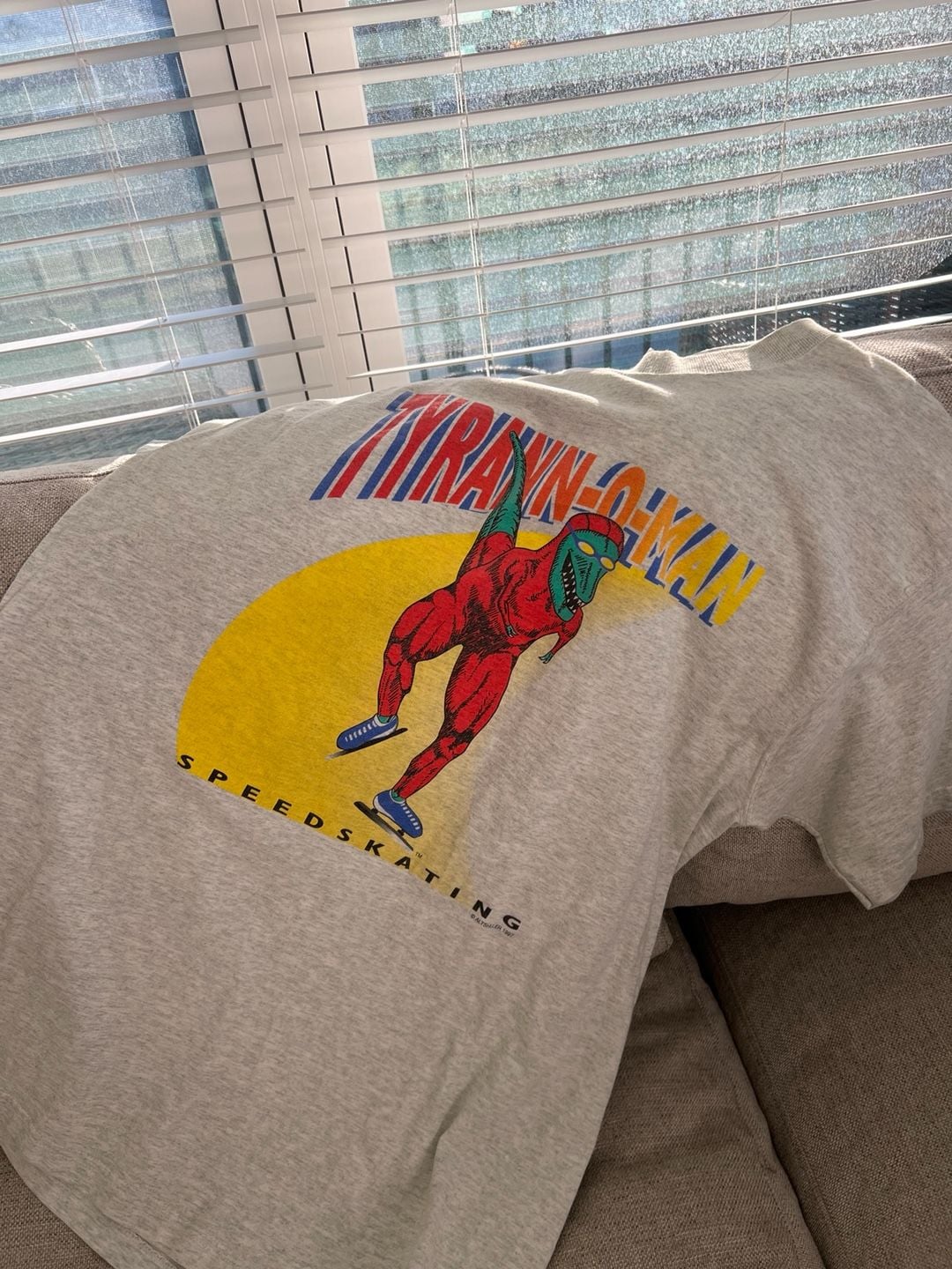 Vintage 1997 Fruit of the Loom Lofteez Tyrann-O-Man Speed Skating 2