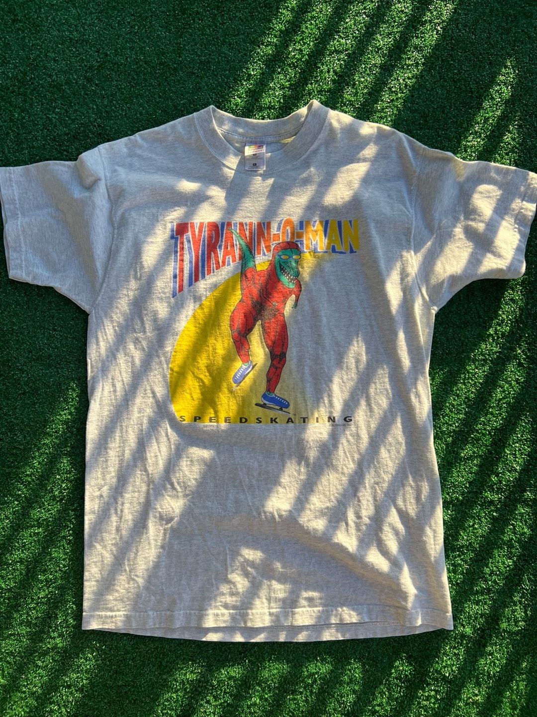 Vintage 1997 Fruit of the Loom Lofteez Tyrann-O-Man Speed Skating 3