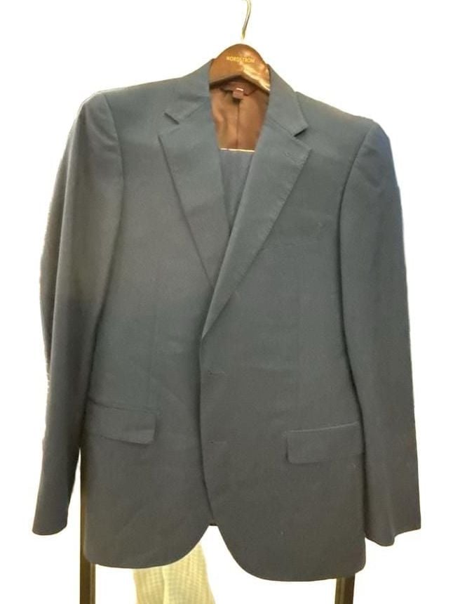 Giulio 36R Italian Blue Wool 2-Piece Suit 1