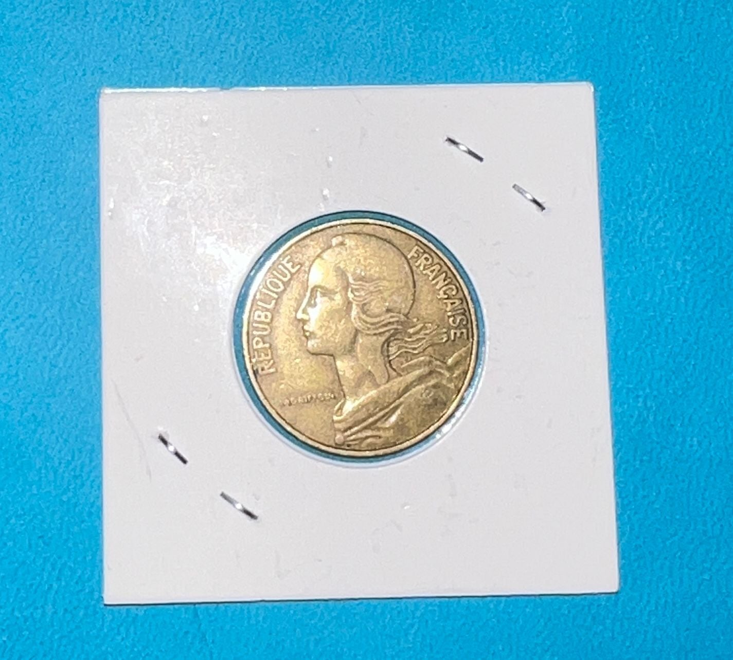 France 20 Centimes Coin 1963 Marianne Aluminium-Bronze 1