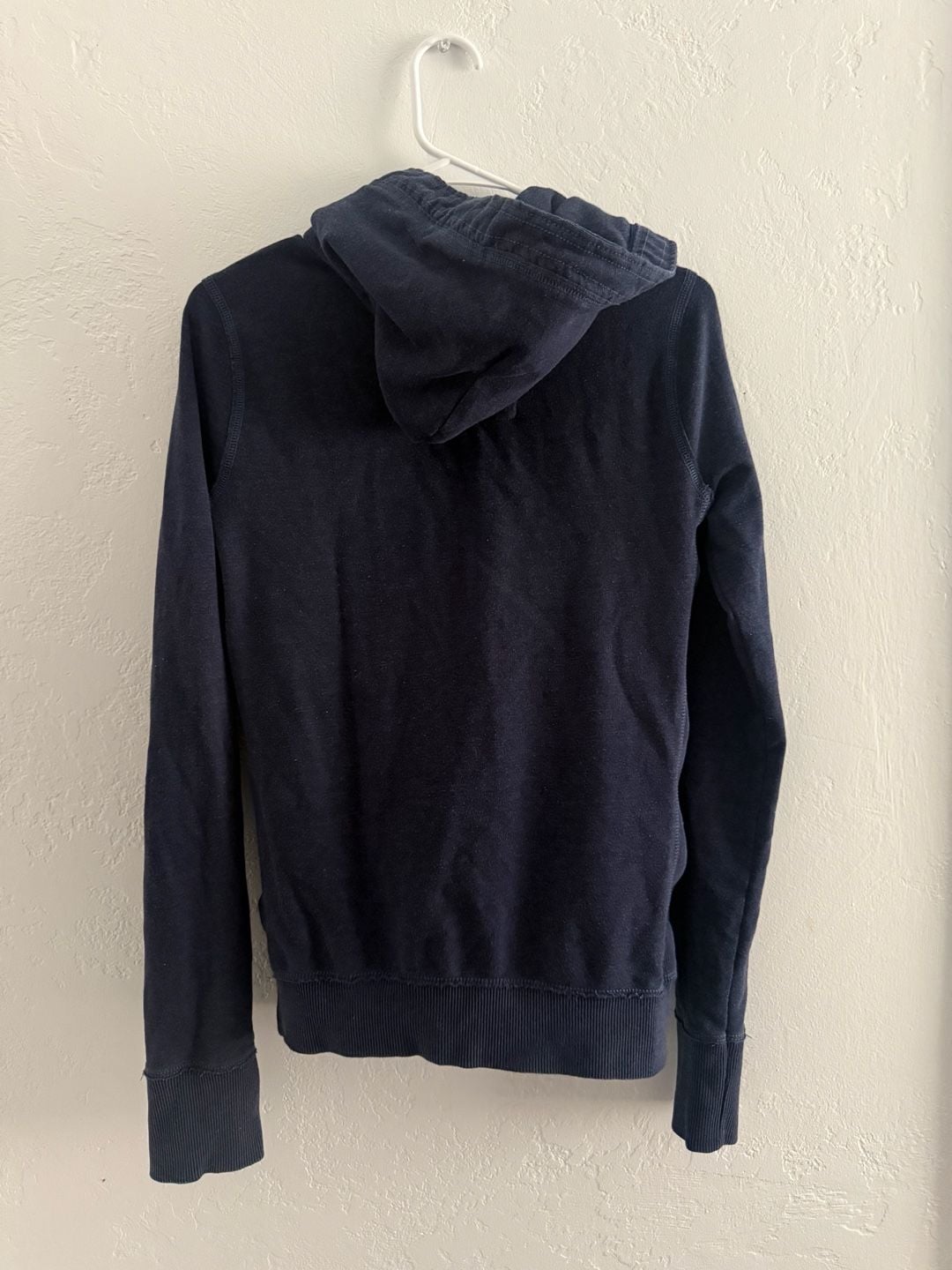 Abercrombie & Fitch Y2K Navy Blue Full Zip Hooded Sweatshirt Jacket
3