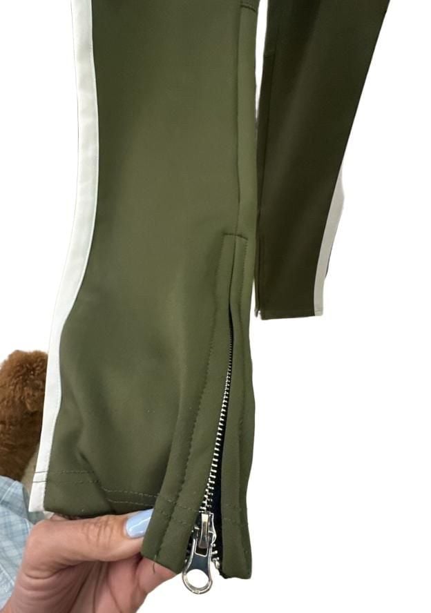 Crysp Denim Olive Green Side Stripe Track Pants Size L 5