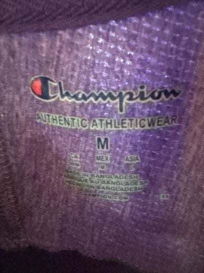 Champion Authentic Athleticwear LSU Tigers Purple Heathered Quarter-Zip Pullover 3