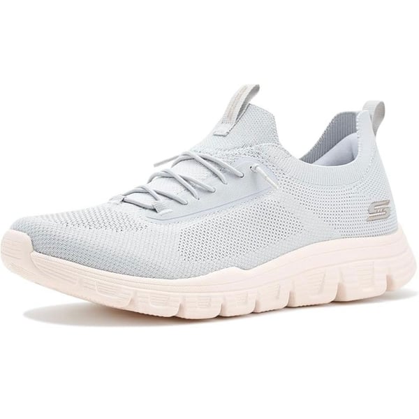 Skechers Women's Bobs B Lite-Slight Flex Sneaker Light Gray Size 7.5