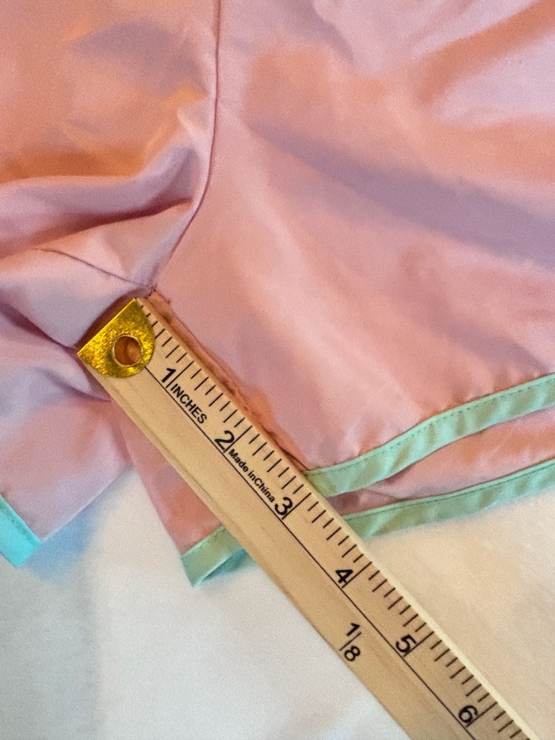 Simply Southern Pink and Mint Green Ruffle Athletic Running Shorts Size L 7