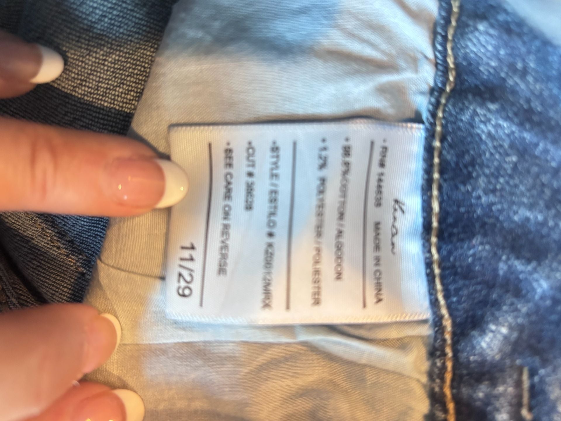 KanCan Women's High Rise Triple Button Skinny Jeans Size 11/29 7