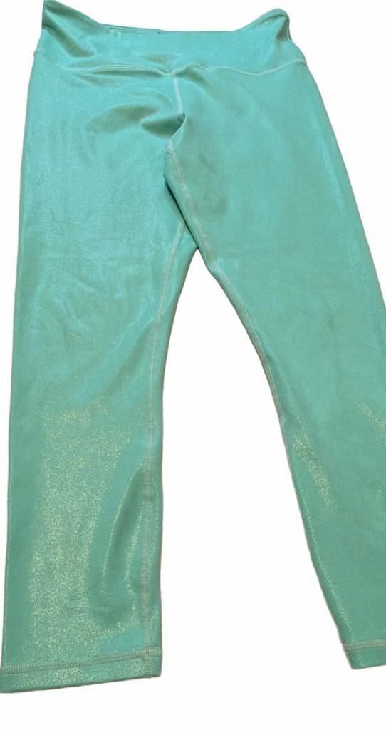 Zyia Active Metallic Seafoam Leggings 2