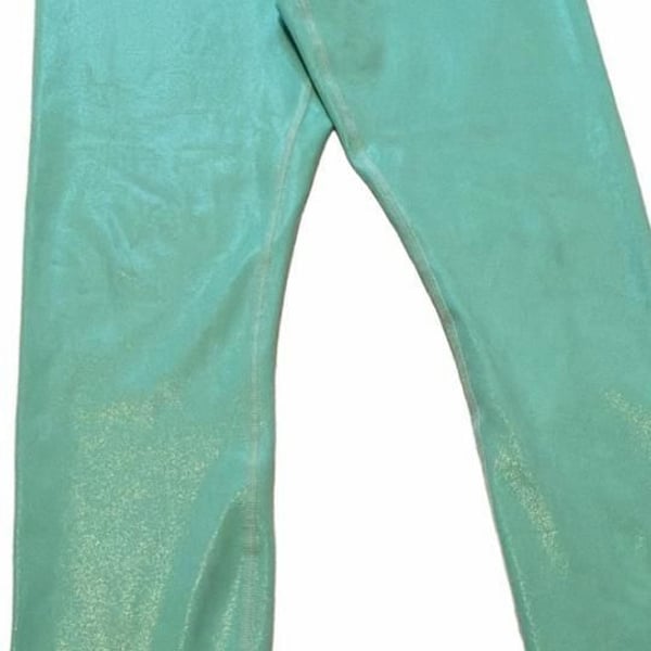 Zyia Active Metallic Seafoam Leggings