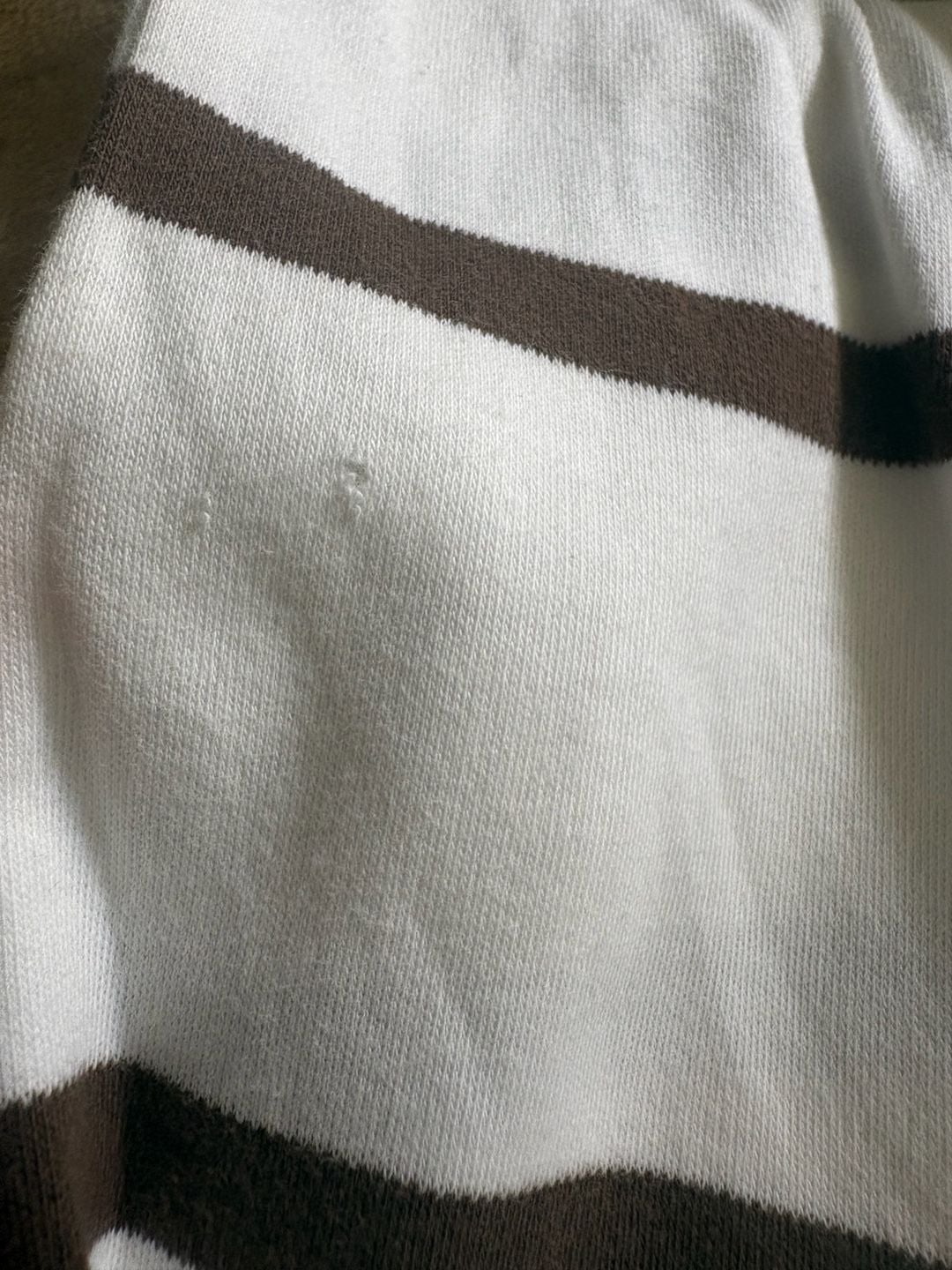 Polo by Ralph Lauren Men's White and Brown Striped Short Sleeve Polo Shirt XXL 9
