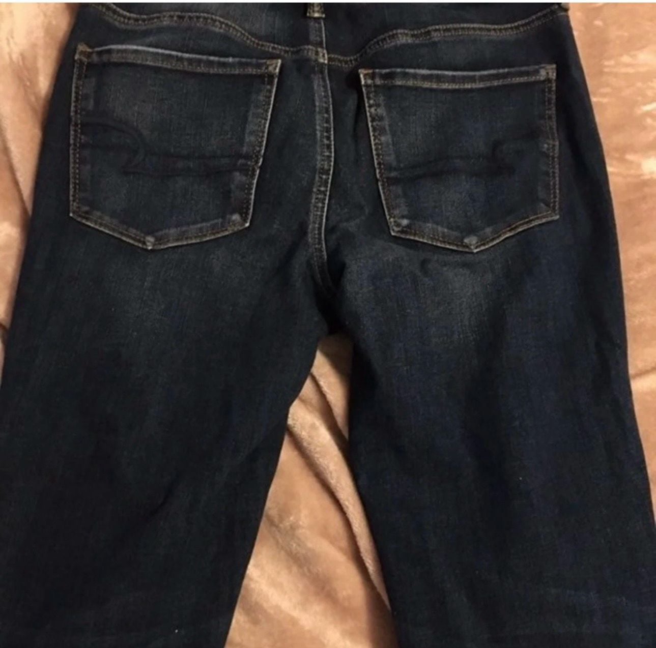 American Eagle 360 Ne(x)t Level Stretch Distressed Dark Wash Skinny Jeans 5