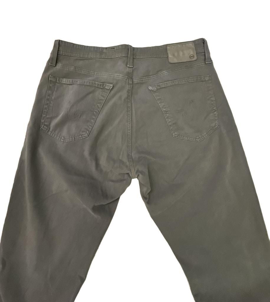 AG Adriano Goldschmied The Everett Slim Straight Pants Grey 34x34 7