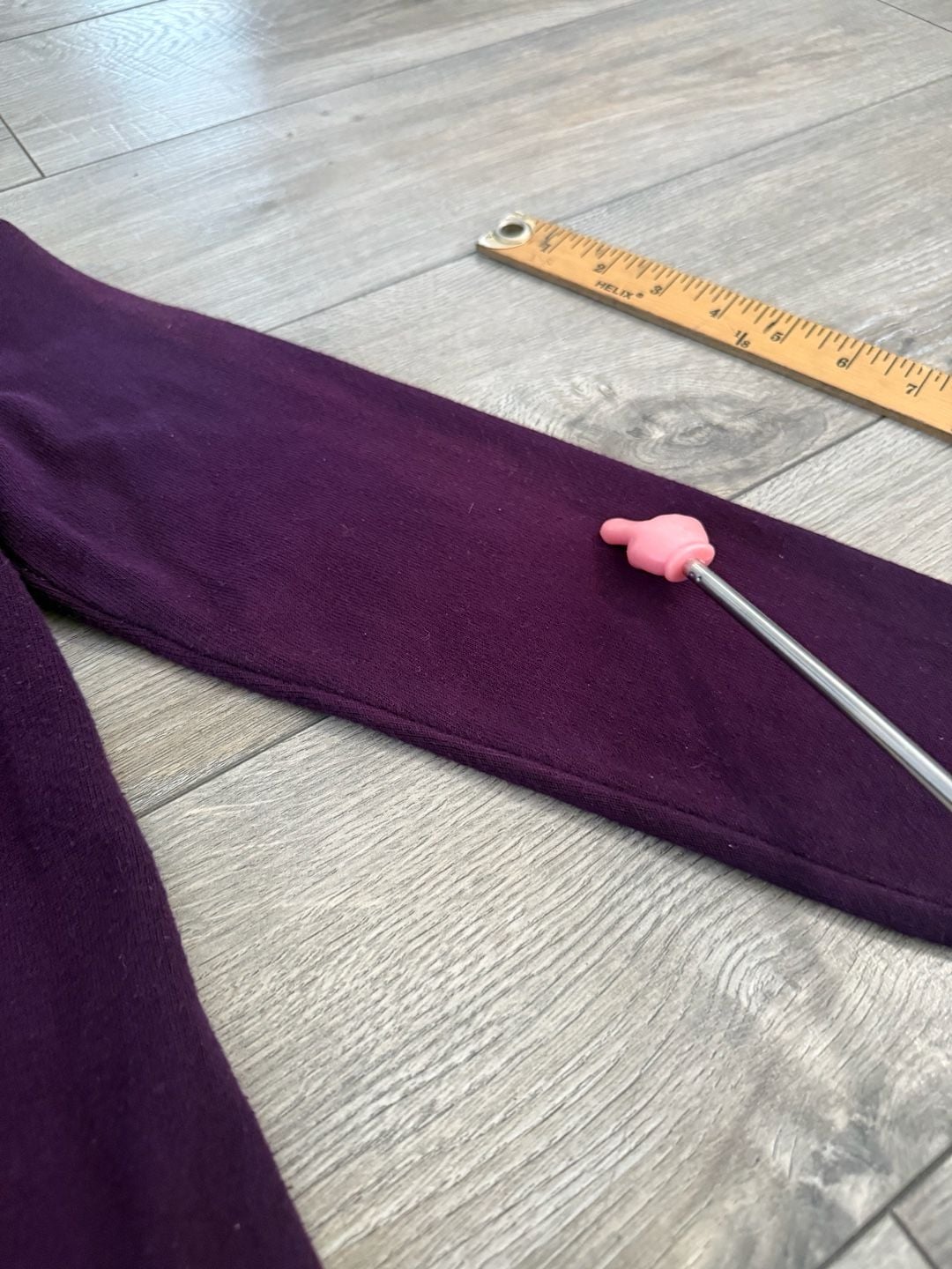 DKNY Jeans Womens Purple Long Sleeve V-Neck Sweater Size L 9