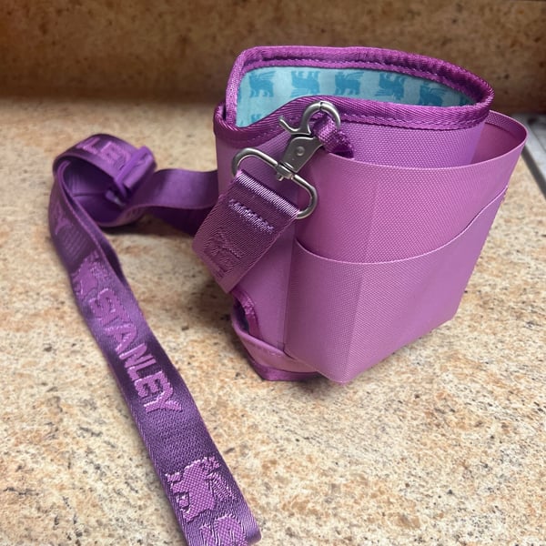 Stanley All Day Quencher Carry All for 30 oz Tumbler Handle Crossbody Bag Lilac