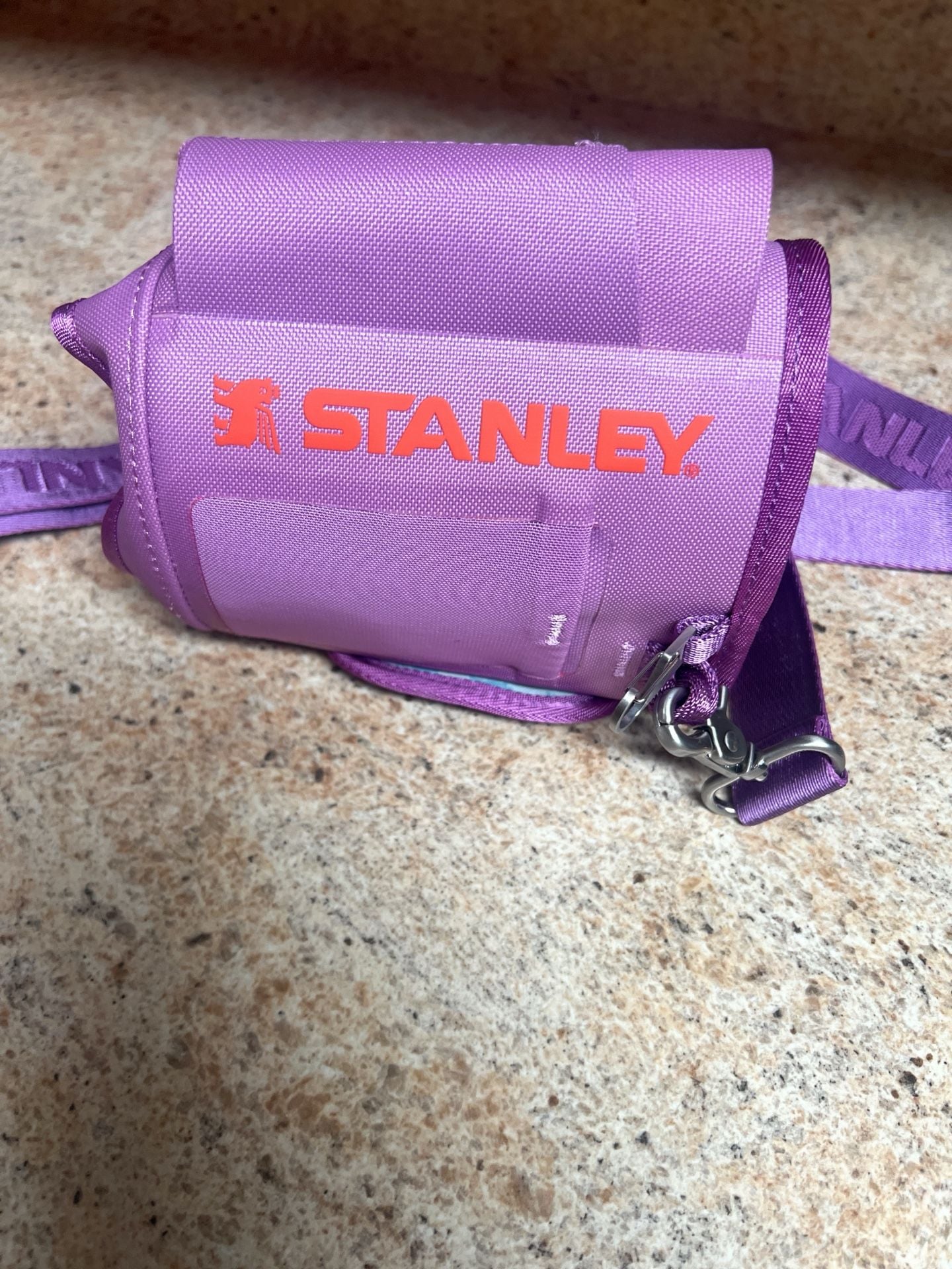 Stanley All Day Quencher Carry All for 30 oz Tumbler Handle Crossbody Bag Lilac 4