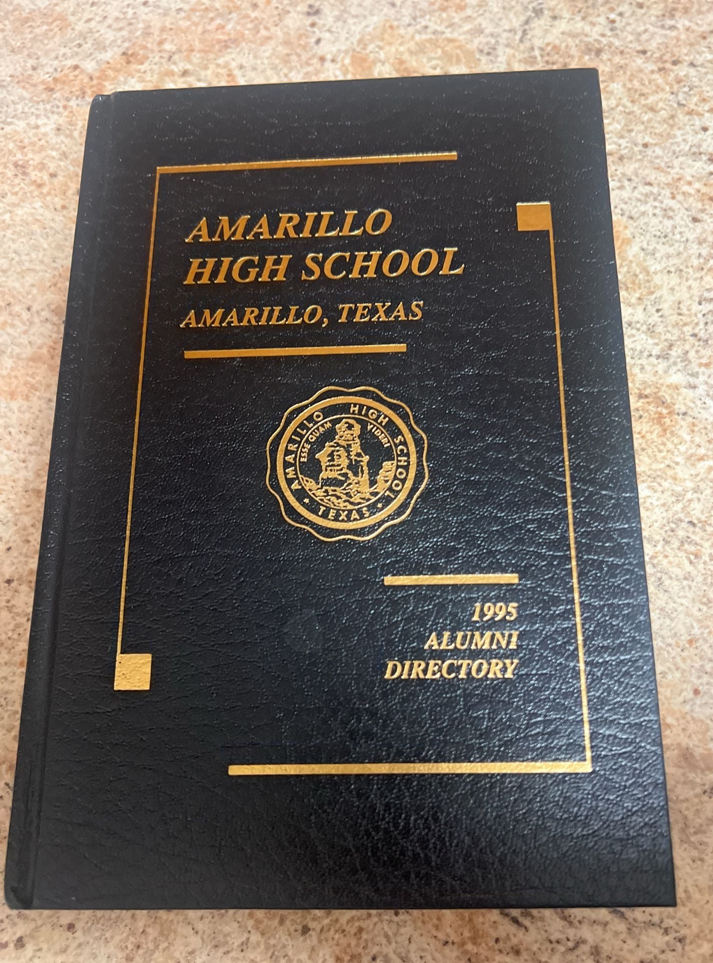 Amarillo High School Alumni Directory 1995 Hardcover Book 1