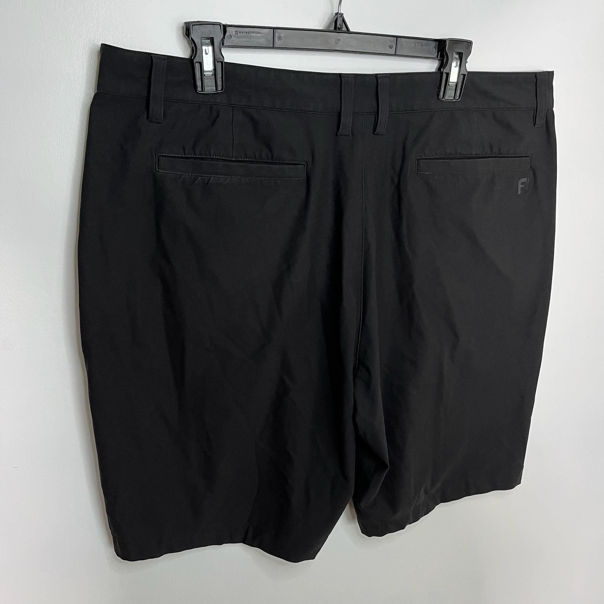 FootJoy Men's Lightweight Performance Black Golf Shorts 12