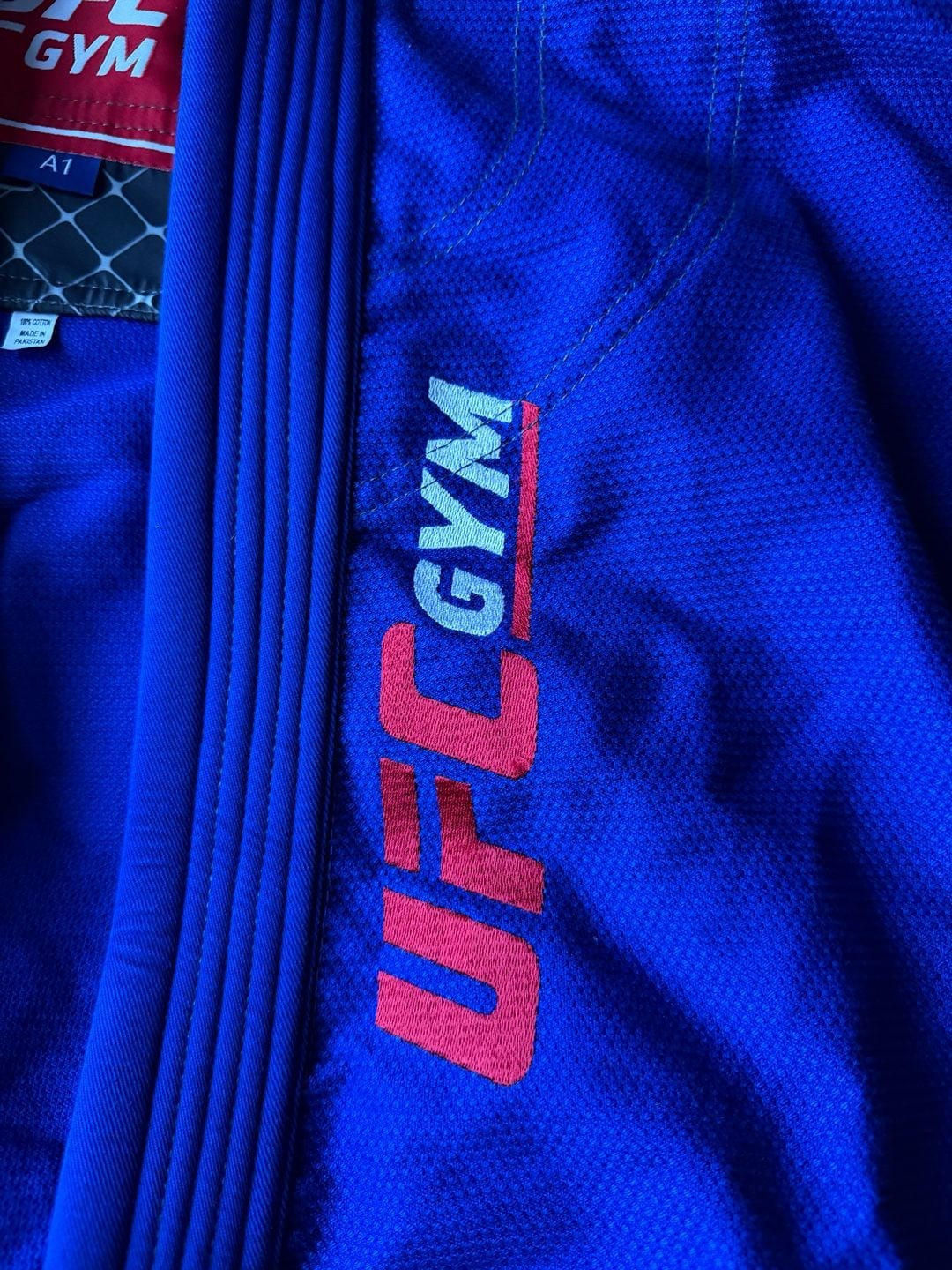 NWT Kingz x UFC Gym Kimono BJJ Gi Set Men's Size A1 Blue Jiu Jitsu Uniform New 3