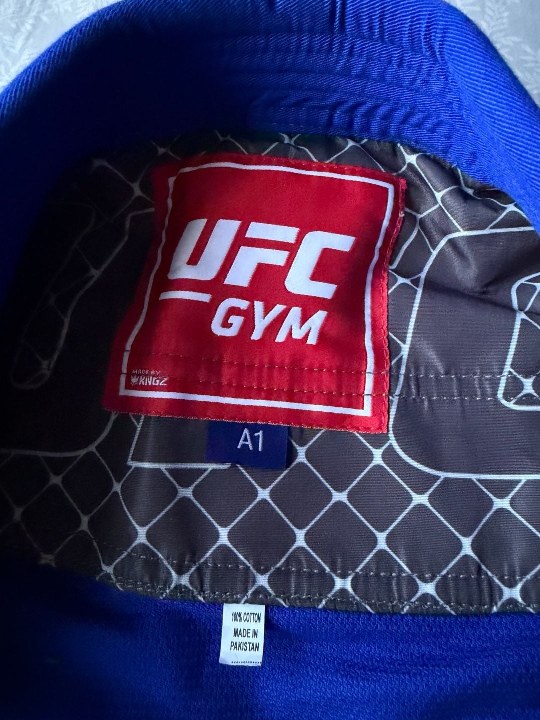 NWT Kingz x UFC Gym Kimono BJJ Gi Set Men's Size A1 Blue Jiu Jitsu Uniform New 4