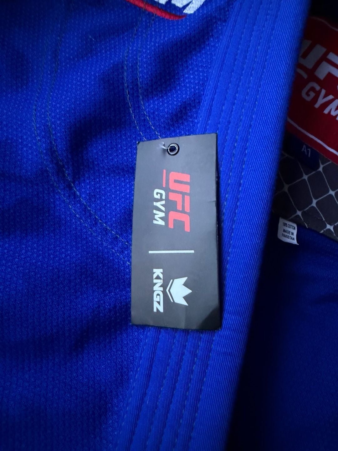 NWT Kingz x UFC Gym Kimono BJJ Gi Set Men's Size A1 Blue Jiu Jitsu Uniform New 6