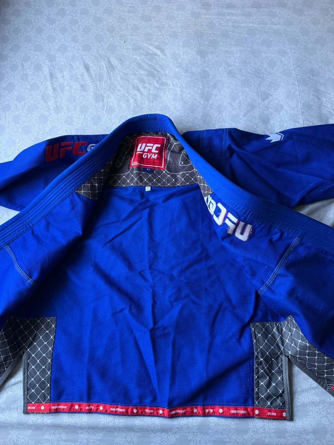 NWT Kingz x UFC Gym Kimono BJJ Gi Set Men's Size A1 Blue Jiu Jitsu Uniform New 9