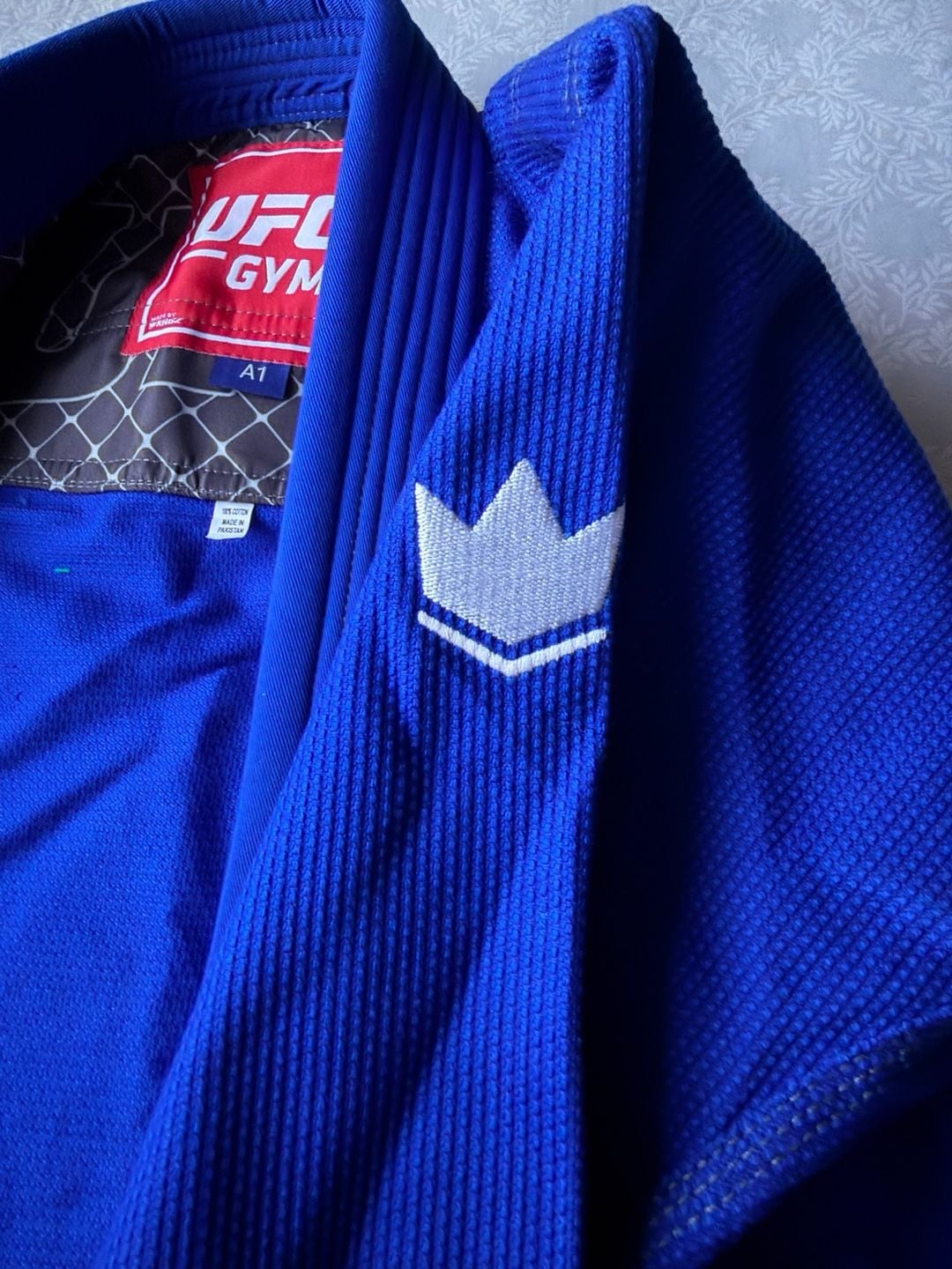 NWT Kingz x UFC Gym Kimono BJJ Gi Set Men's Size A1 Blue Jiu Jitsu Uniform New 11