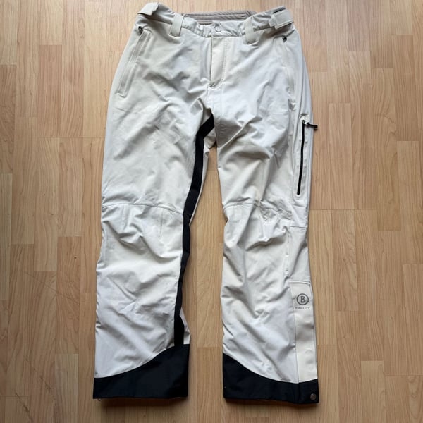 Bogner Fire + Ice Beige and Black Ski Snowboard Pants