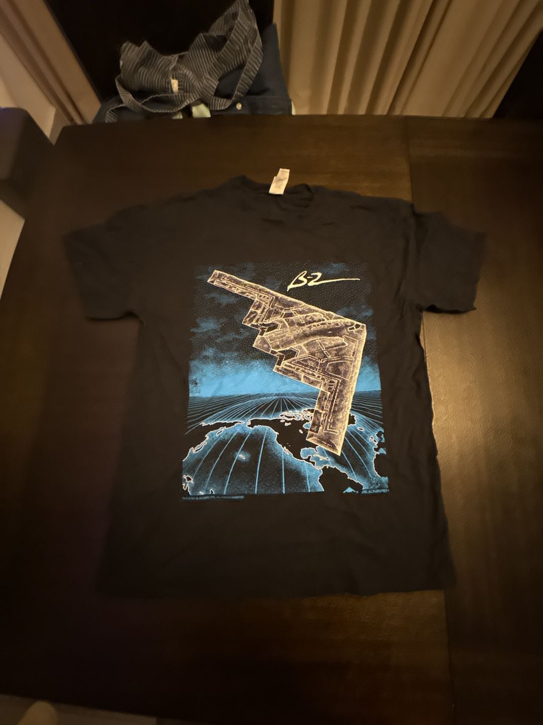 Gildan Blackbird B-2 Stealth Bomber Double-Sided Graphic T-Shirt 2
