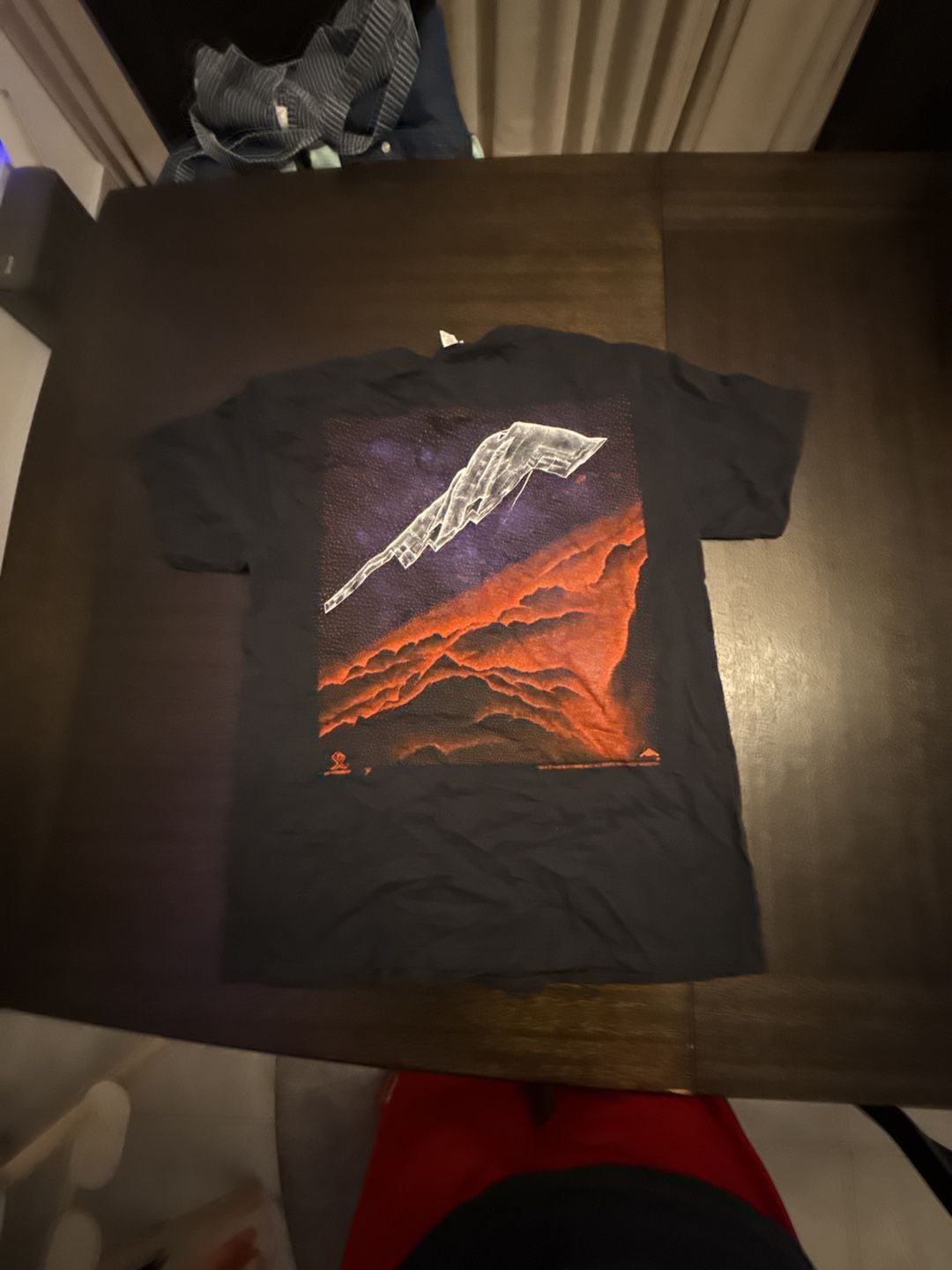 Gildan Blackbird B-2 Stealth Bomber Double-Sided Graphic T-Shirt 7