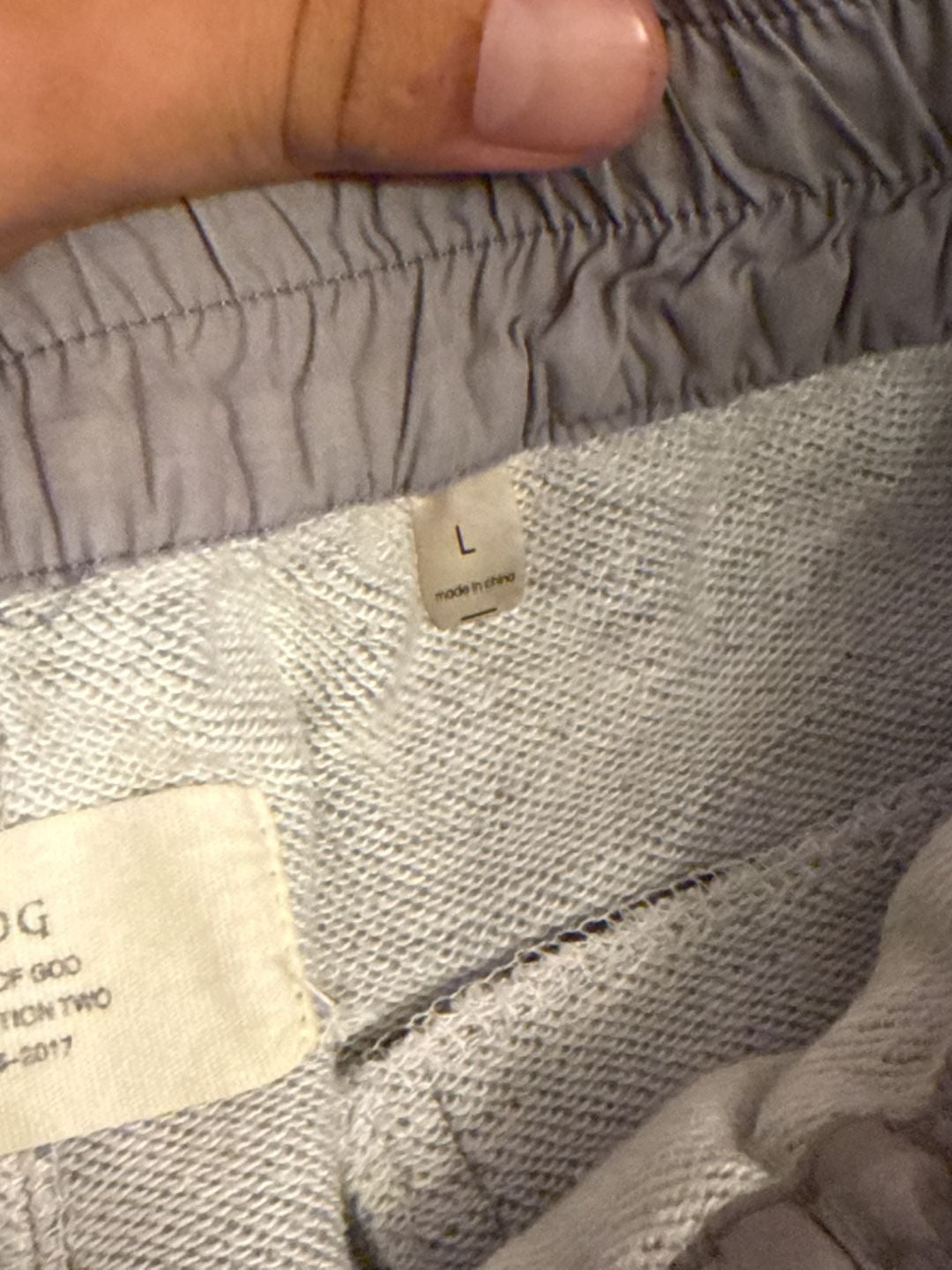 FOG Fear of God Collection Two 2016-2017 Zipper Sweatpants Grey 8