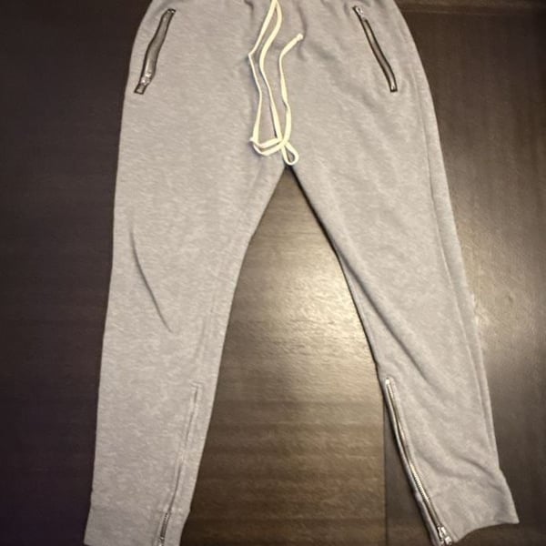 FOG Fear of God Collection Two 2016-2017 Zipper Sweatpants Grey