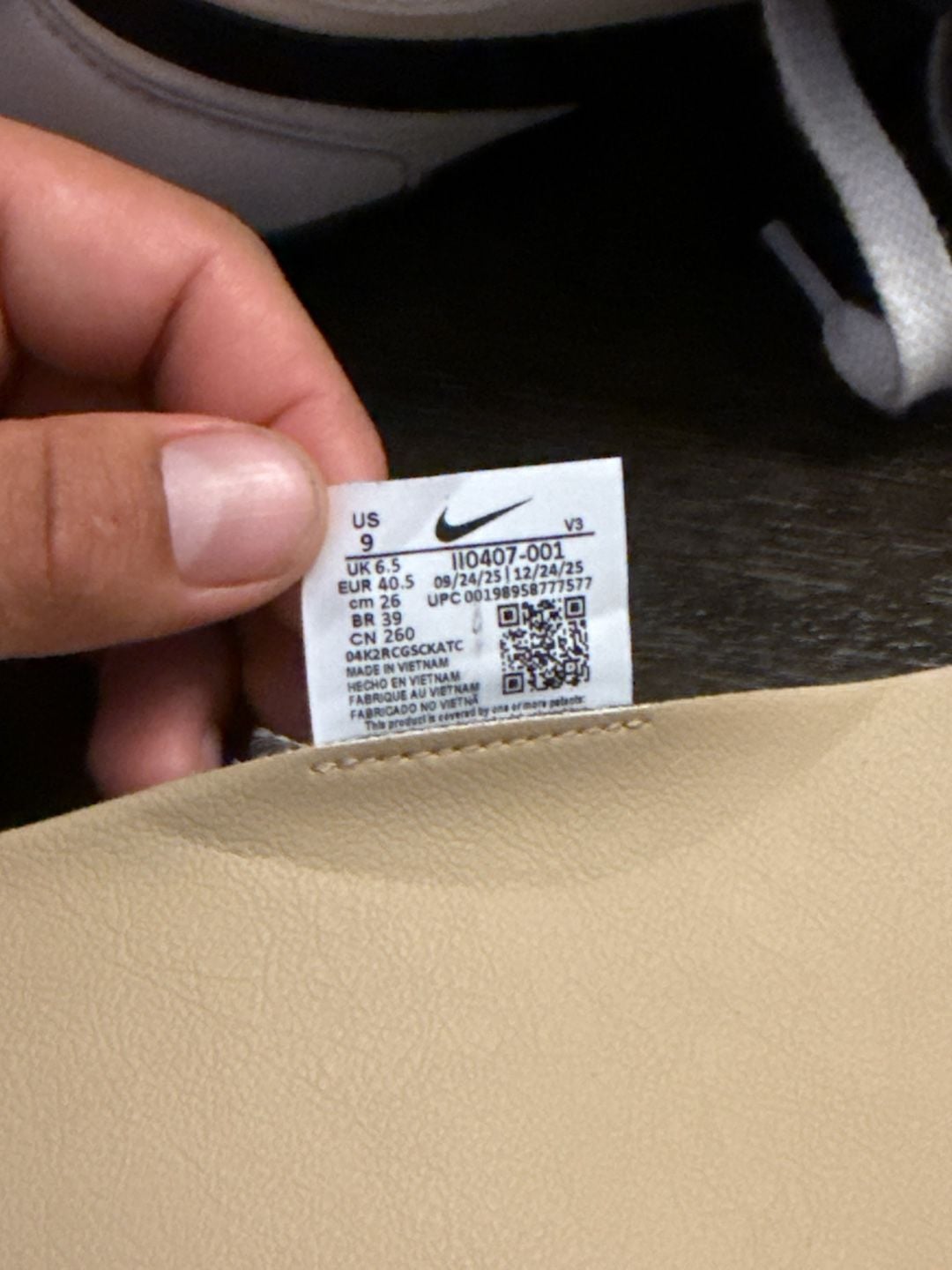 Nike Moon Shoe OG Sail Black Sneakers 10