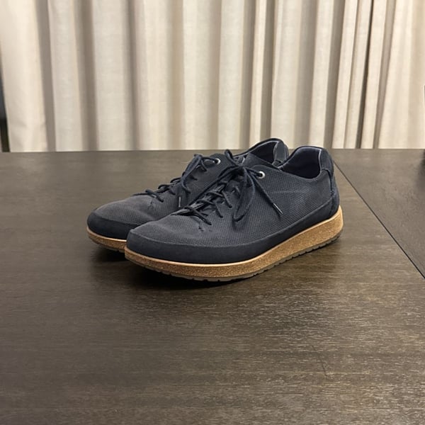 Birkenstock Honnef Low Midnight Suede Leather Sneakers