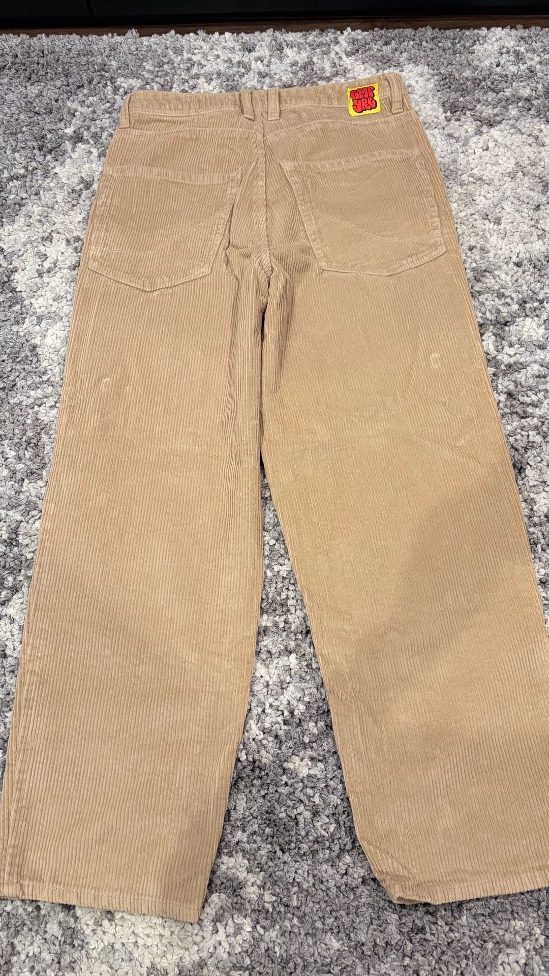 Empyre Corduroy Pants Size 28 Tan Skate Loose Fit 3
