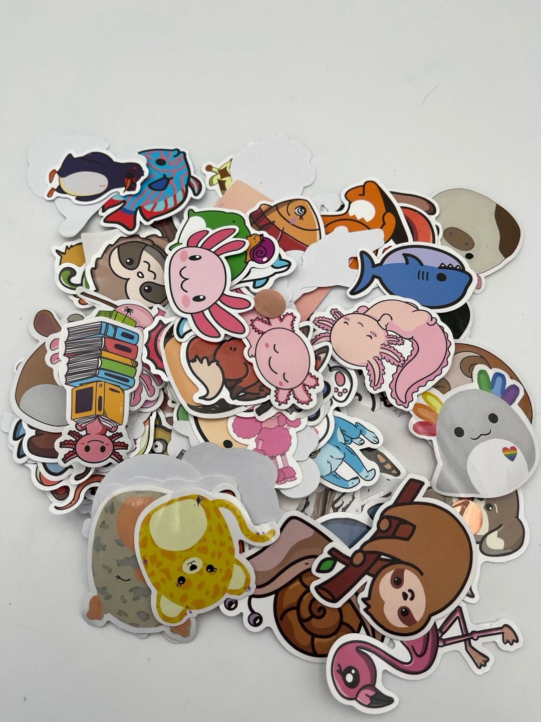 Cute Cartoon Animal Assorted Waterproof Vinyl Stickers Pack 1